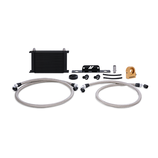 Mishimoto — Mishimoto 10-15 Chevrolet Camaro SS Thermostatic Oil Cooler Kit - Black - view 3